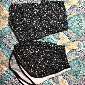 Dri fit Nike patterned shorts/leggings